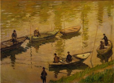 Anglers on the Seine at Poissy by Claude Monet